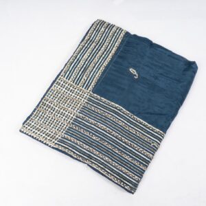 Teal Blue Sequence Work Saree